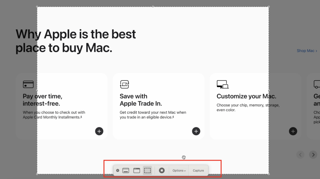 Screenshot app