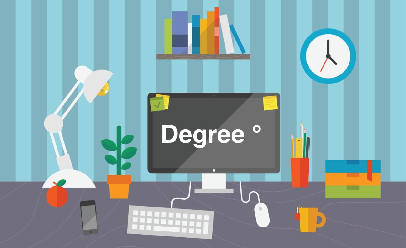 How to Type the Degree (°) Symbol using Keyboard