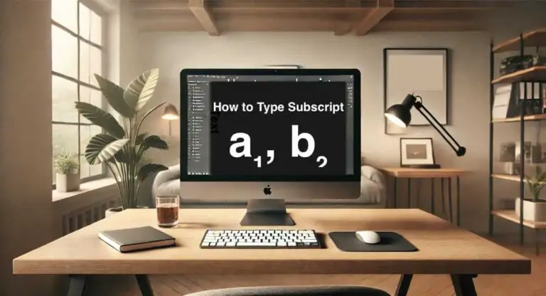 type subscript 1