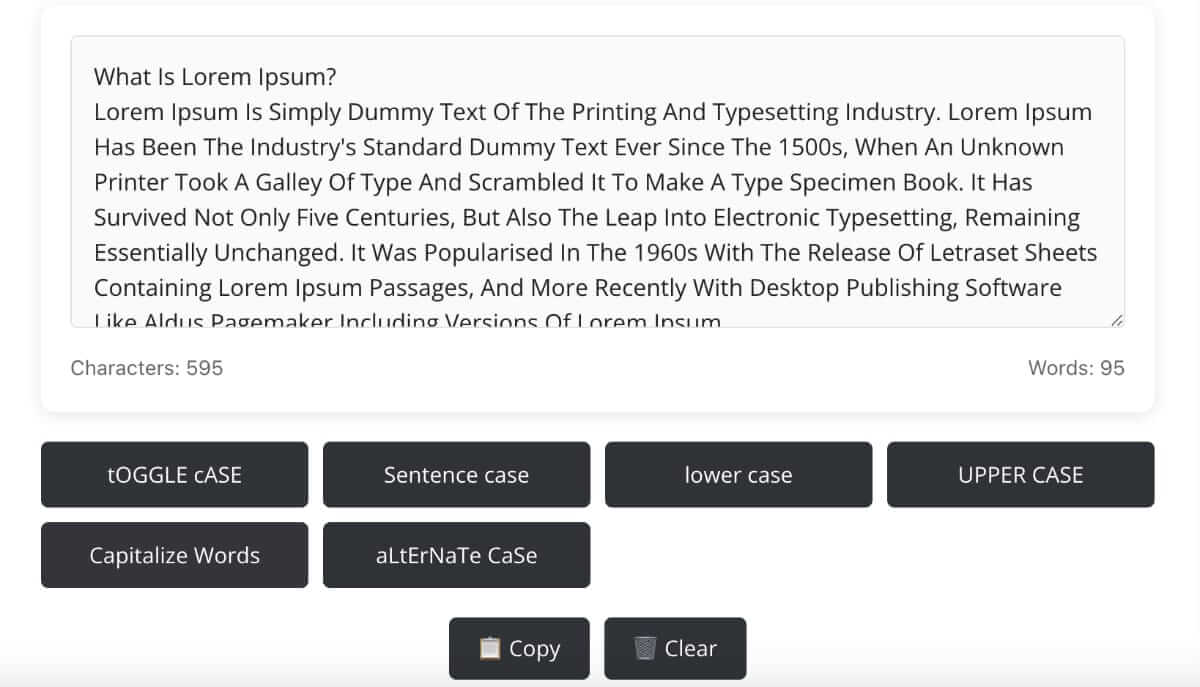 Case Conversion Tool - Easily Change the Case of Your Text
