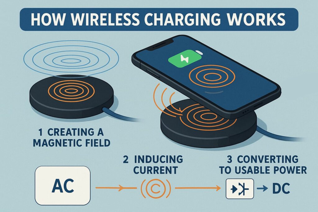 How Does Wireless Charging Work? Complete Guide to Wireless Power 2 wireless charging illustration