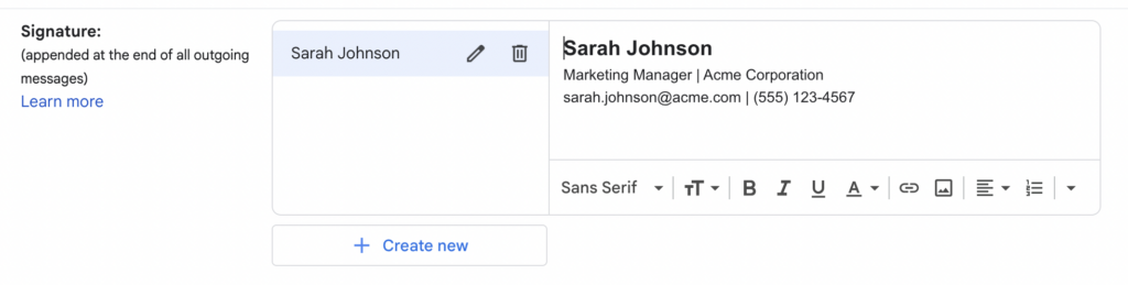 How to Add an Email Signature in Gmail (Desktop & Mobile) 5